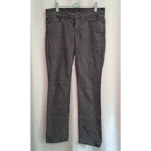 J.Crew Vintage Matchstick Skinny City Fit Corduroy Pants Jeans Gray Size 28R